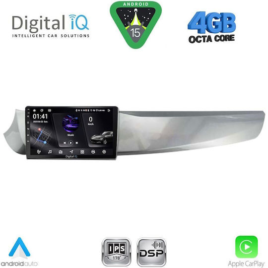 Digital IQ Ηχοσύστημα Αυτοκινήτου για Audi Q3 2012-2018 (Bluetooth/USB/WiFi/GPS/Apple-Carplay/Android-Auto) με Οθόνη Αφής 9"