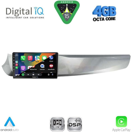 Digital IQ Ηχοσύστημα Αυτοκινήτου για Audi Q3 2012-2018 (Bluetooth/USB/WiFi/GPS/Apple-Carplay/Android-Auto) με Οθόνη Αφής 9"