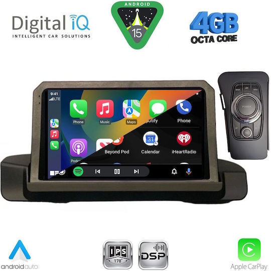 Digital IQ Ηχοσύστημα Αυτοκινήτου για BMW Σειρά 3 2005-2012 (Bluetooth/USB/WiFi/GPS/Apple-Carplay/Android-Auto) με Οθόνη Αφής 9"