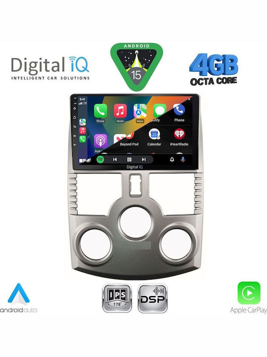 Digital IQ Ηχοσύστημα Αυτοκινήτου για Daihatsu Sirion 2006-2012 (Bluetooth/USB/WiFi/GPS/Apple-Carplay/Android-Auto) με Οθόνη Αφής 10"