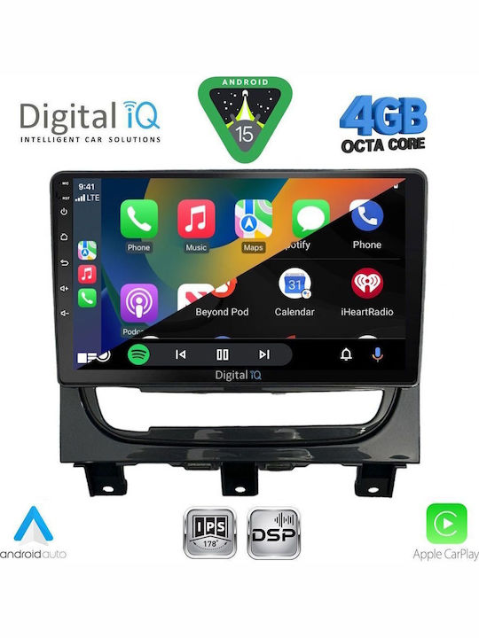 Digital IQ Car Audio System for Fiat Strada 2012-2020 Bluetooth USB WiFi GPS Apple CarPlay Android Auto with 9" Touch Screen