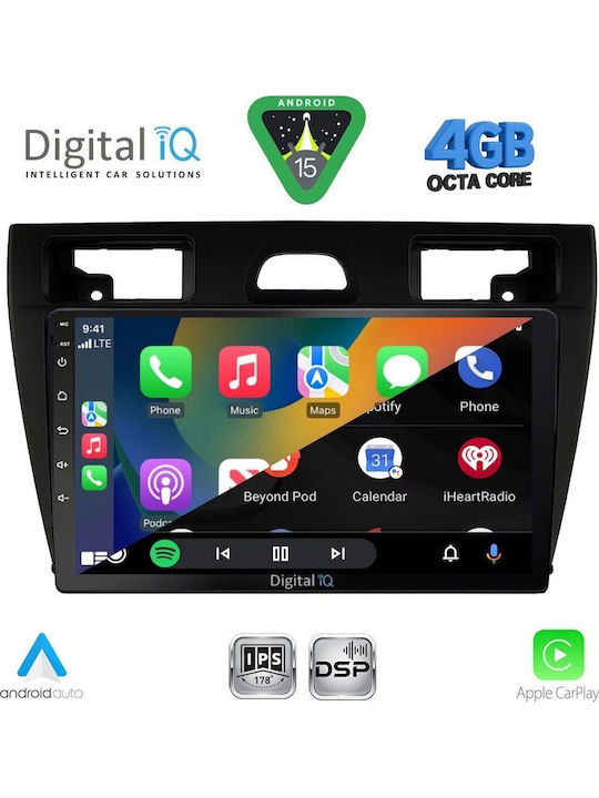 Digital IQ Car Audio System for Ford EcoSport 2012-2018 Bluetooth USB WiFi GPS Apple CarPlay Android Auto with 9" Touch Screen