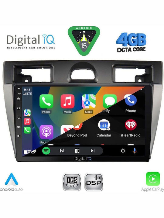 Digital IQ Car Audio System for Ford EcoSport 2012-2018 Bluetooth USB WiFi GPS Apple CarPlay Android Auto with 9" Touch Screen