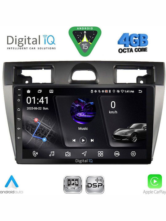 Digital IQ Car Audio System for Ford EcoSport 2012-2018 Bluetooth USB WiFi GPS Apple CarPlay Android Auto with 9" Touch Screen