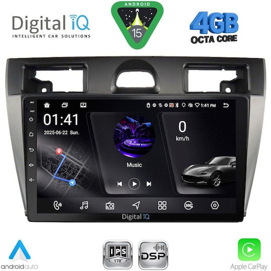 Digital IQ Car Audio System for Ford EcoSport 2012-2018 Bluetooth USB WiFi GPS Apple CarPlay Android Auto with 9" Touch Screen