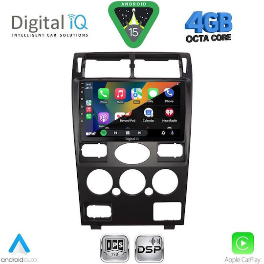 Digital IQ Car Audio System for Ford Mondeo 2003-2006 Bluetooth USB WiFi GPS Apple CarPlay Android Auto with 9" Touch Screen