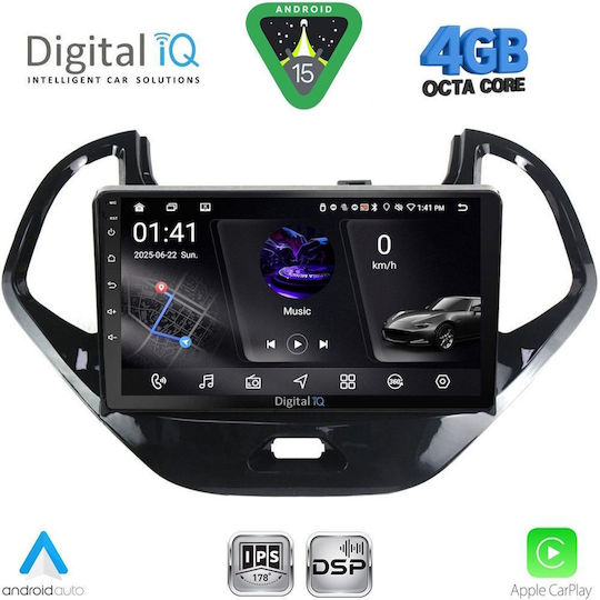Digital IQ Car Audio System for Ford Mondeo 2011-2013 with Clima (Bluetooth/USB/WiFi/GPS/Apple CarPlay/Android Auto) with 10" Touch Screen