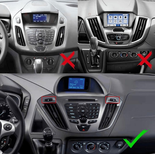 Digital IQ Ηχοσύστημα Αυτοκινήτου για Ford Transit Custom / Tourneo Custom 2013-2019 (Bluetooth/USB/WiFi/GPS/Apple-Carplay/Android-Auto) με Οθόνη Αφής 9"
