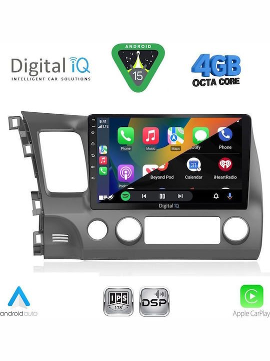 Digital IQ Car Audio System for Ford Tourneo / Courier 2014 (Bluetooth/USB/WiFi/GPS/Apple CarPlay/Android Auto) with 9" Touch Screen