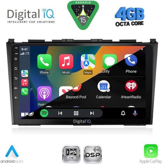Digital IQ Ηχοσύστημα Αυτοκινήτου για Honda Civic 2012-2016 (Bluetooth/USB/WiFi/GPS/Apple-Carplay/Android-Auto) με Οθόνη Αφής 9"