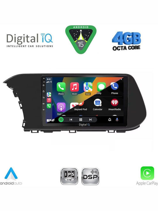 Digital IQ Ηχοσύστημα Αυτοκινήτου για Honda Jazz 2008-2012 (Bluetooth/USB/WiFi/GPS/Apple-Carplay/Android-Auto) με Οθόνη Αφής 10"