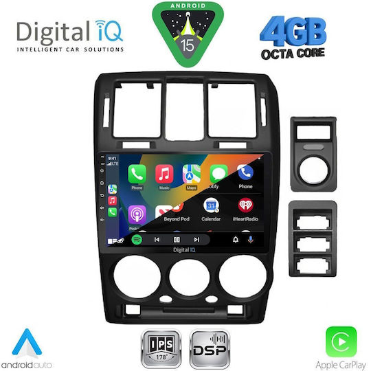 Digital IQ Ηχοσύστημα Αυτοκινήτου για Hyundai H-1 2007 (Bluetooth/USB/WiFi/GPS/Apple-Carplay/Android-Auto) με Οθόνη Αφής 9"