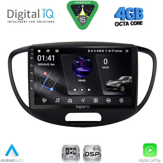 Digital IQ Ηχοσύστημα Αυτοκινήτου για Hyundai H-1 2007 (Bluetooth/USB/WiFi/GPS/Apple-Carplay/Android-Auto) με Οθόνη Αφής 9"