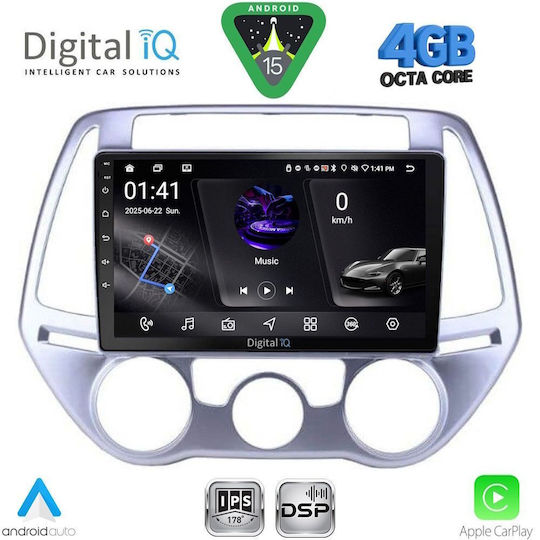 Digital IQ Ηχοσύστημα Αυτοκινήτου για Hyundai H-1 2007 (Bluetooth/USB/WiFi/GPS/Apple-Carplay/Android-Auto) με Οθόνη Αφής 9"
