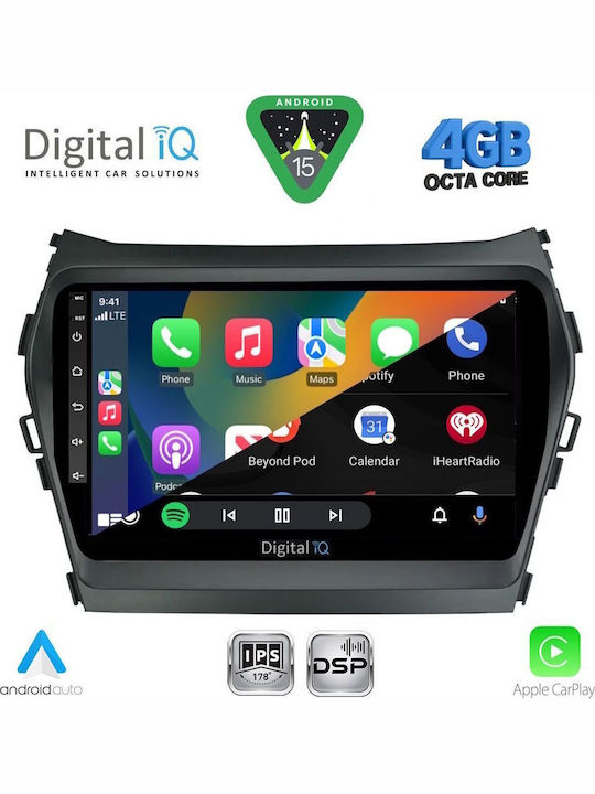 Digital IQ Car Audio System for Hyundai Kona 2017-2023 (Bluetooth/USB/WiFi/GPS/Apple CarPlay/Android Auto) with 10" Touch Screen