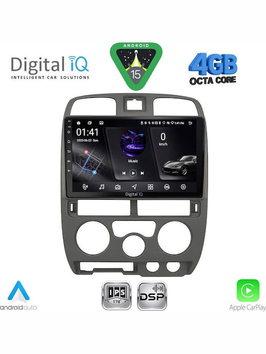 Digital IQ Car Audio System Isuzu D-Max 2002-2008 Bluetooth USB WiFi GPS Apple CarPlay Android Auto with 9" Touch Screen