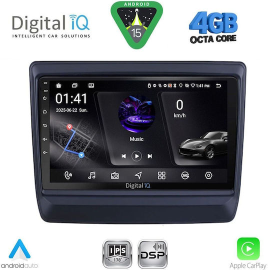 Digital IQ Ηχοσύστημα Αυτοκινήτου Isuzu D-Max 2002-2008 (Bluetooth/USB/WiFi/GPS/Apple-Carplay/Android-Auto) με Οθόνη Αφής 9"