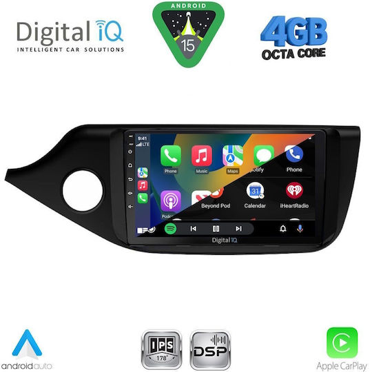 Digital IQ Ηχοσύστημα Αυτοκινήτου για Kia Ceed 2006-2009 (Bluetooth/USB/WiFi/GPS/Apple-Carplay/Android-Auto) με Οθόνη Αφής 9"