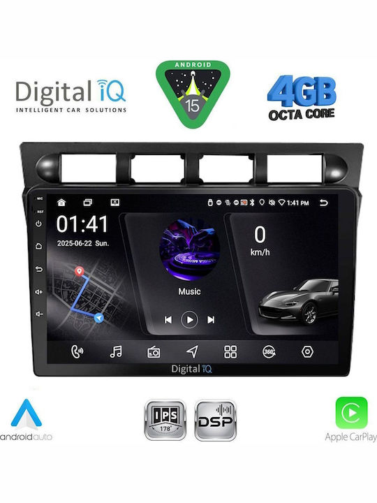 Digital IQ Car Audio System for Kia Ceed 2006-2009 Bluetooth USB WiFi GPS Apple CarPlay Android Auto with 9" Touch Screen