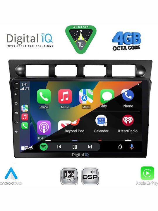 Digital IQ Car Audio System for Kia Picanto 2004-2008 Bluetooth USB WiFi GPS Apple CarPlay Android Auto with 9" Touch Screen