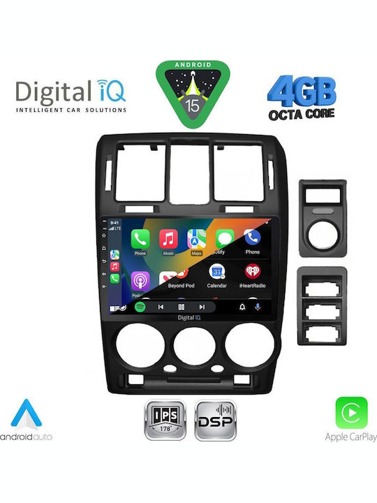 Digital IQ Car Audio System for Hyundai Getz 2002-2011 (Bluetooth/USB/WiFi/GPS/Apple CarPlay/Android Auto) with 9" Touch Screen