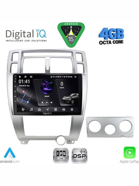 Digital IQ Ηχοσύστημα Αυτοκινήτου για Hyundai Matrix 2001-2010 (Bluetooth/USB/WiFi/GPS/Apple-Carplay/Android-Auto) με Οθόνη Αφής 9"
