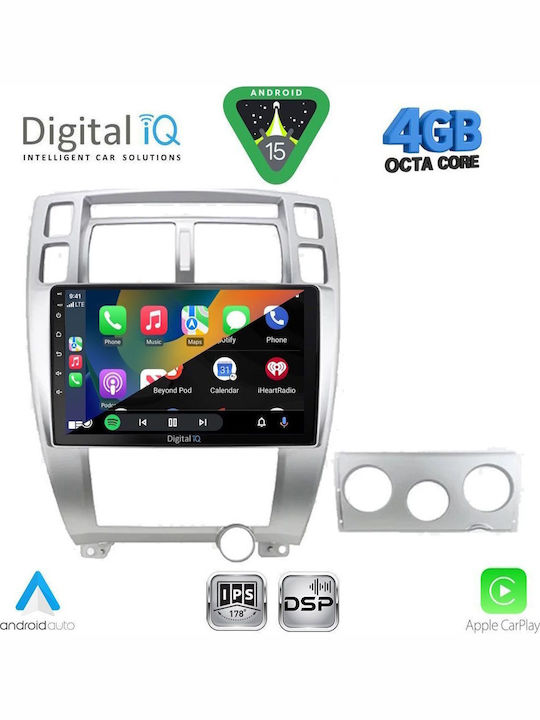 Digital IQ Ηχοσύστημα Αυτοκινήτου για Hyundai Matrix 2001-2010 (Bluetooth/USB/WiFi/GPS/Apple-Carplay/Android-Auto) με Οθόνη Αφής 9"