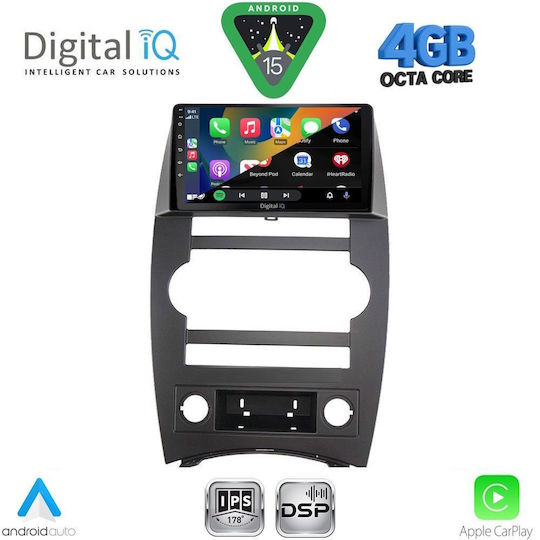 Digital IQ Ηχοσύστημα Αυτοκινήτου για Jeep Commander 2007-2009 (Bluetooth/USB/WiFi/GPS/Apple-Carplay/Android-Auto) με Οθόνη Αφής 9"