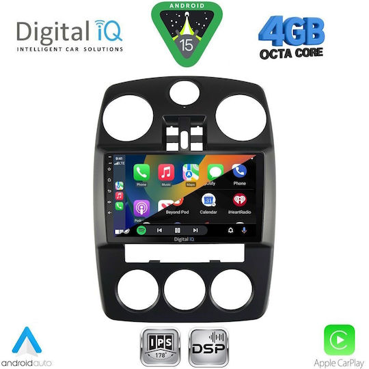 Digital IQ Car Audio System Chrysler PT Cruiser 2005-2010 Bluetooth USB WiFi GPS Apple CarPlay Android Auto with 9" Touch Screen