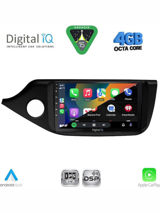 Digital IQ Car Audio System for Kia Ceed 2012-2018 Bluetooth USB WiFi GPS Apple CarPlay Android Auto with 9" Touch Screen