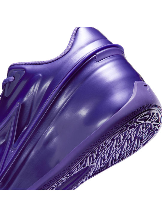 KD19 Purple Stuff High Basketball Shoes Field Purple University Gold Stadium Green
