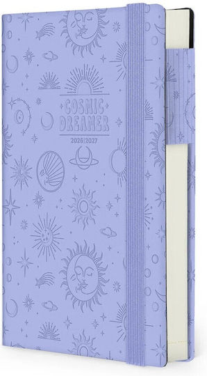 Legami Milano Ημερήσια Ατζέντα 2026/27 Cosmic Lilac 12x18εκ.