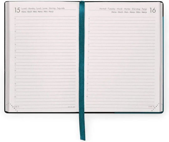 Legami Milano Ημερήσια Ατζέντα 2026/27 Deep Teal 9.5x13.5εκ.