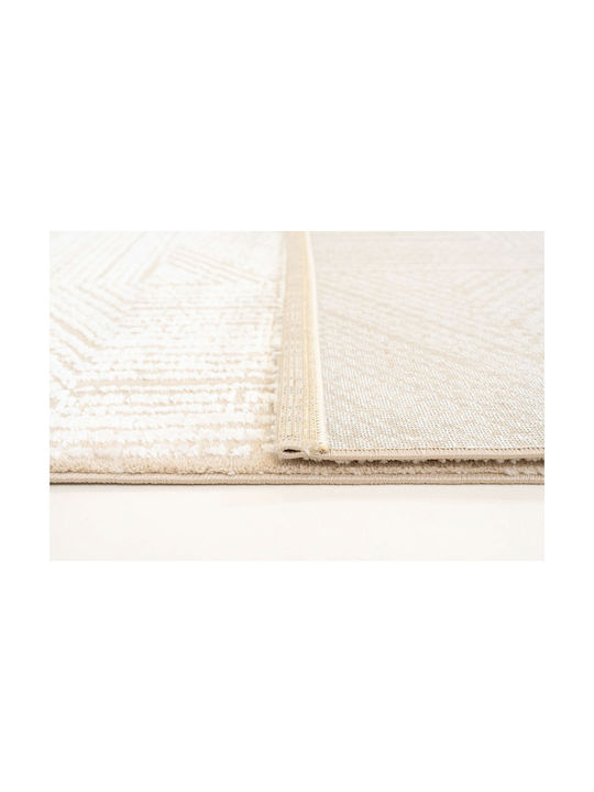 Ezzo Carlota E703b1w Fireplace Rug Rectangular Beige 133x190cm
