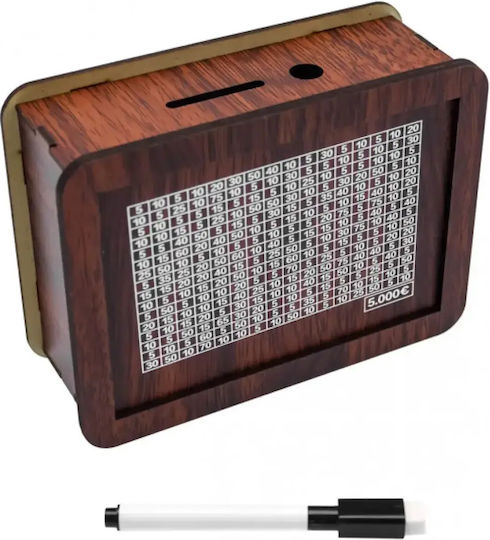Hölzernes Sparbüchse Mit Markierungsstift 17x12.5x6.5 Cm — 3000€