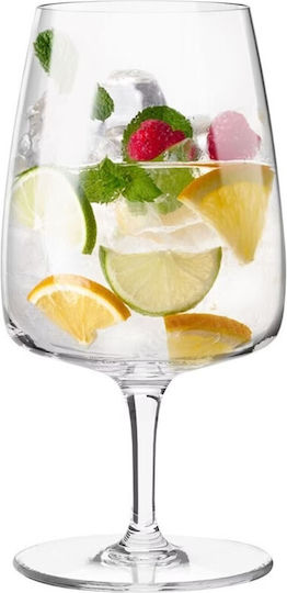 Krosno Set Brillen Wasser Bier Cocktail Kolonnata Kristall 330ml 4Stücke