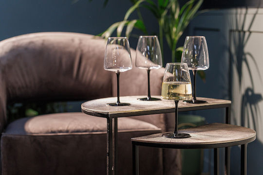 Mikasa Set Pahare Vin Alb Pahare Cu Picior Cristaline Albe 400ml 4 Bucăți