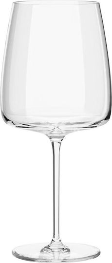 Krosno Set of White Wine Glasses Cocktail Drinking Water Crystal Goblets 650ml 4 Pieces