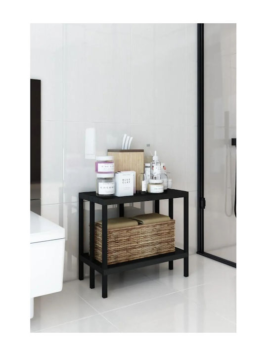 Black Bookcase 55x30x53.5cm