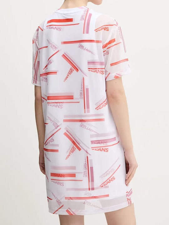 Summer Mini T-Shirt Dress White