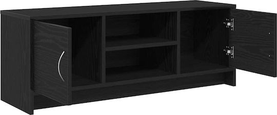 TV-Ständer Schwarz M102xP30xH37.5cm