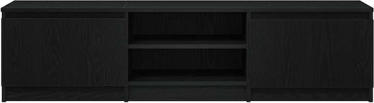 Dulap TV Negru 140x40x36cm