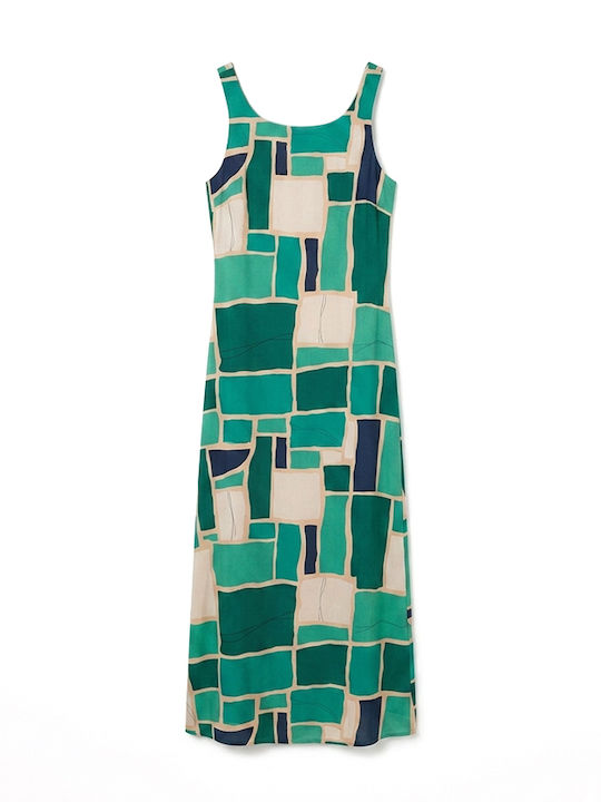 Maxi Dress for Wedding - Christening Beige - Blue - Green