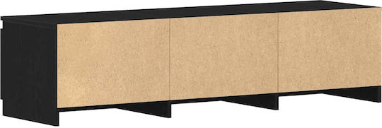 Dulap TV Negru 140x40x36cm