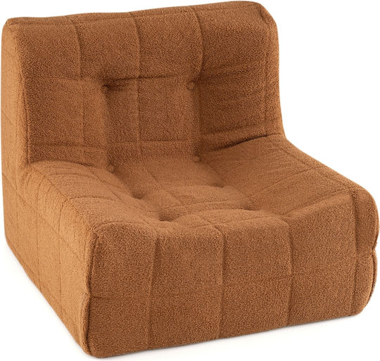 Bean Bag Sofa Brown 72x86x86cm