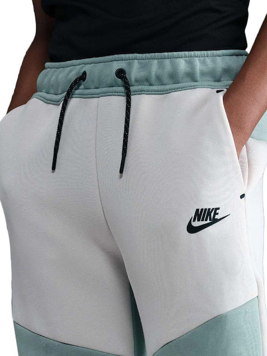 Kids Sweatpants White Sportswear Tech