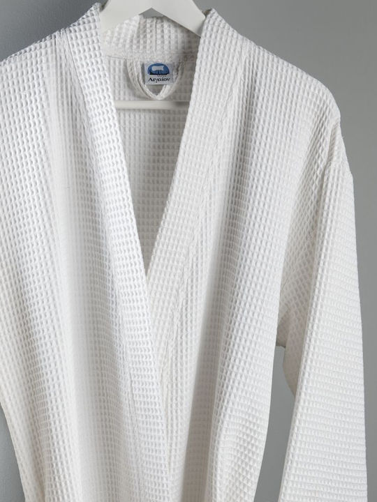 Aigaion Pique Bathrobe White 240gr/m²