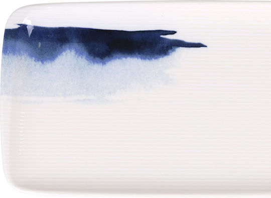 Bonna Serving Platter Rectangular Porcelain White 34x15cm