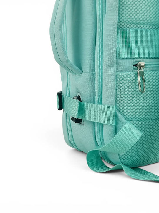 RCM Wasserdichte Rucksack für Laptop 15.6" in Grün Farbe 1005/s-light-blue