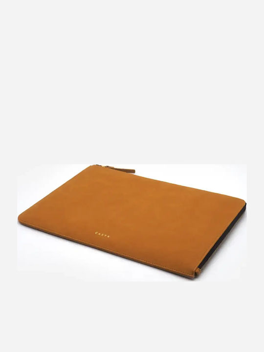 Casyx Αδιάβροχη Θήκη για Laptop 14" σε Καφέ χρώμα